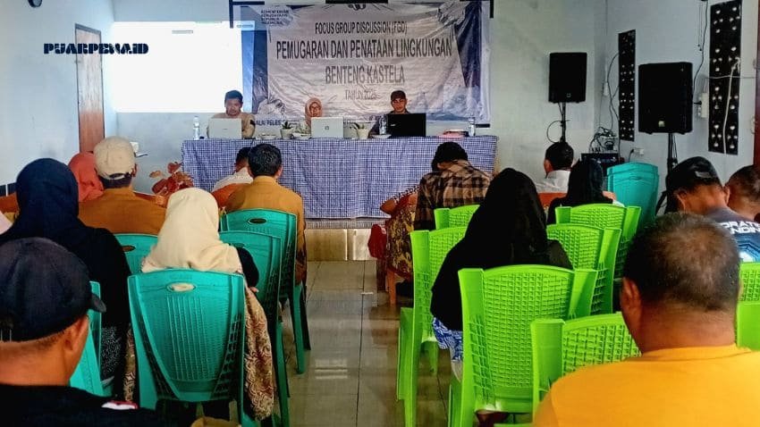 Sosialisasi Rencana Pemugaran Benteng Kastela, BPK Wilayah XXI Malut Gelar FGD