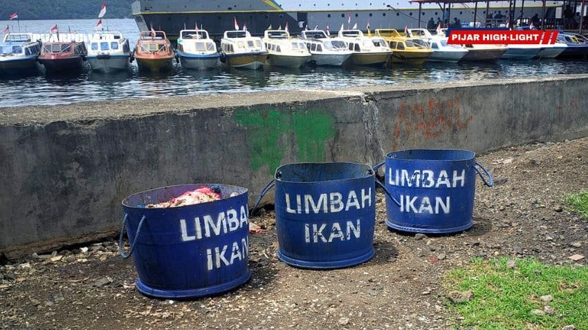 Sedia Tempat Pembuangan, Limbah Ikan di PPN Ternate Diolah jadi Kompos